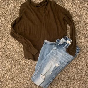 Distressed Hollister Jeans